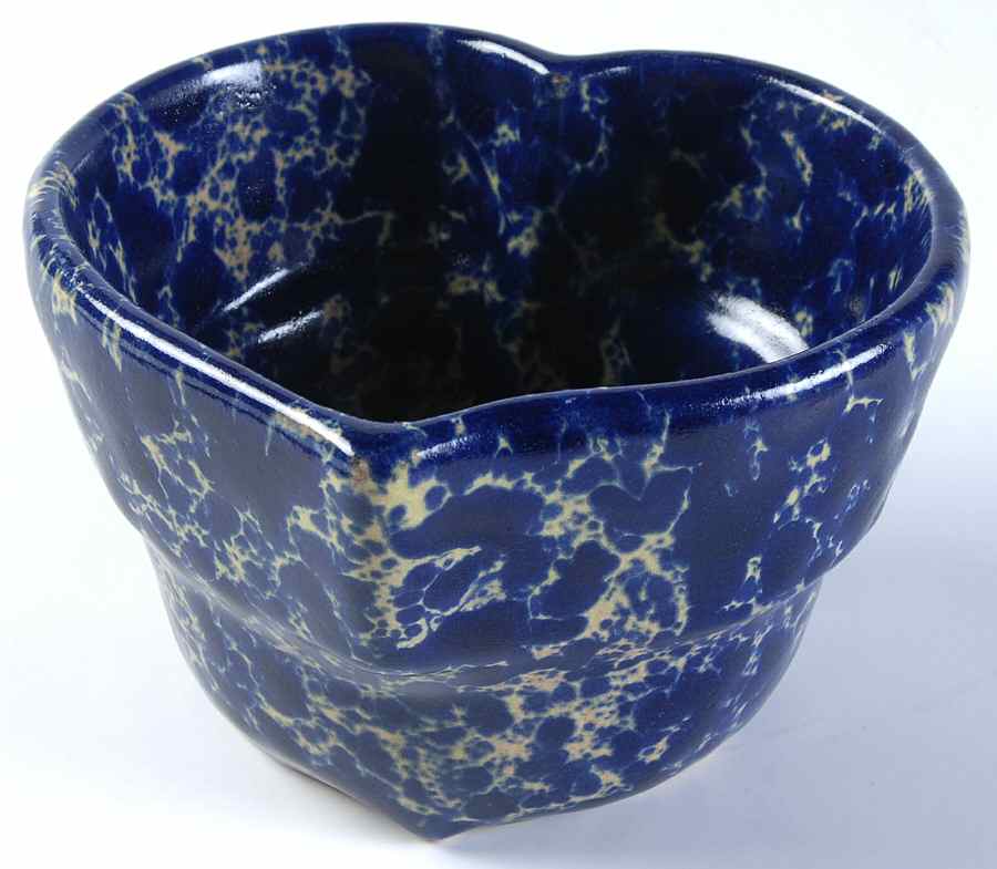 Agate Blue Heart Shaped Bowl by Bennington Potters-1
