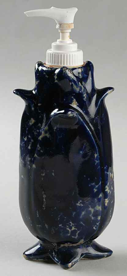 Agate Blue Lotion Dispenser by Bennington Potters-1