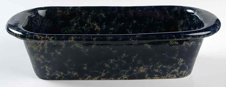 Agate Blue Loaf Pan by Bennington Potters-1