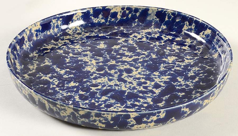 Agate Blue Dinner Plate by Bennington Potters-1