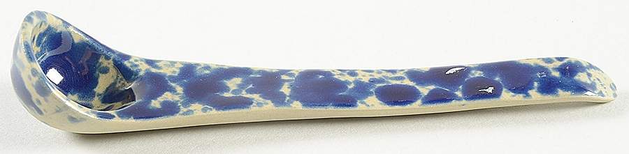 Agate Blue Spoon for Double Jam/Jelly by Bennington Potters-1