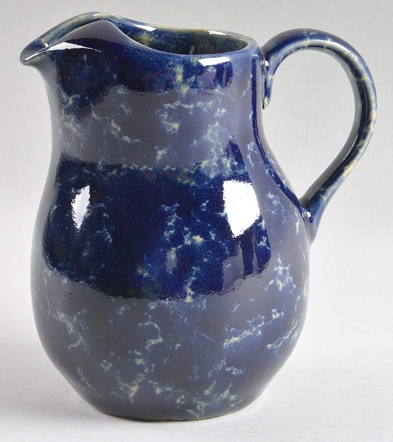 Agate Blue 12 Oz Pitcher by Bennington Potters-1