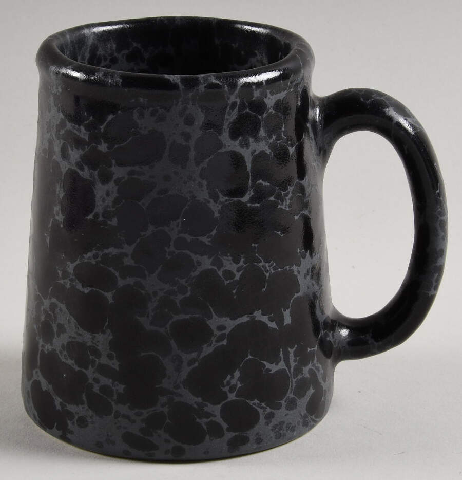 Agate Black Slate Tankard by Bennington Potters-1