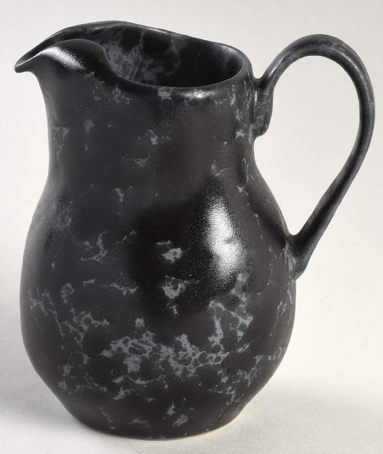 Agate Black Slate 12 Oz Pitcher by Bennington Potters-1