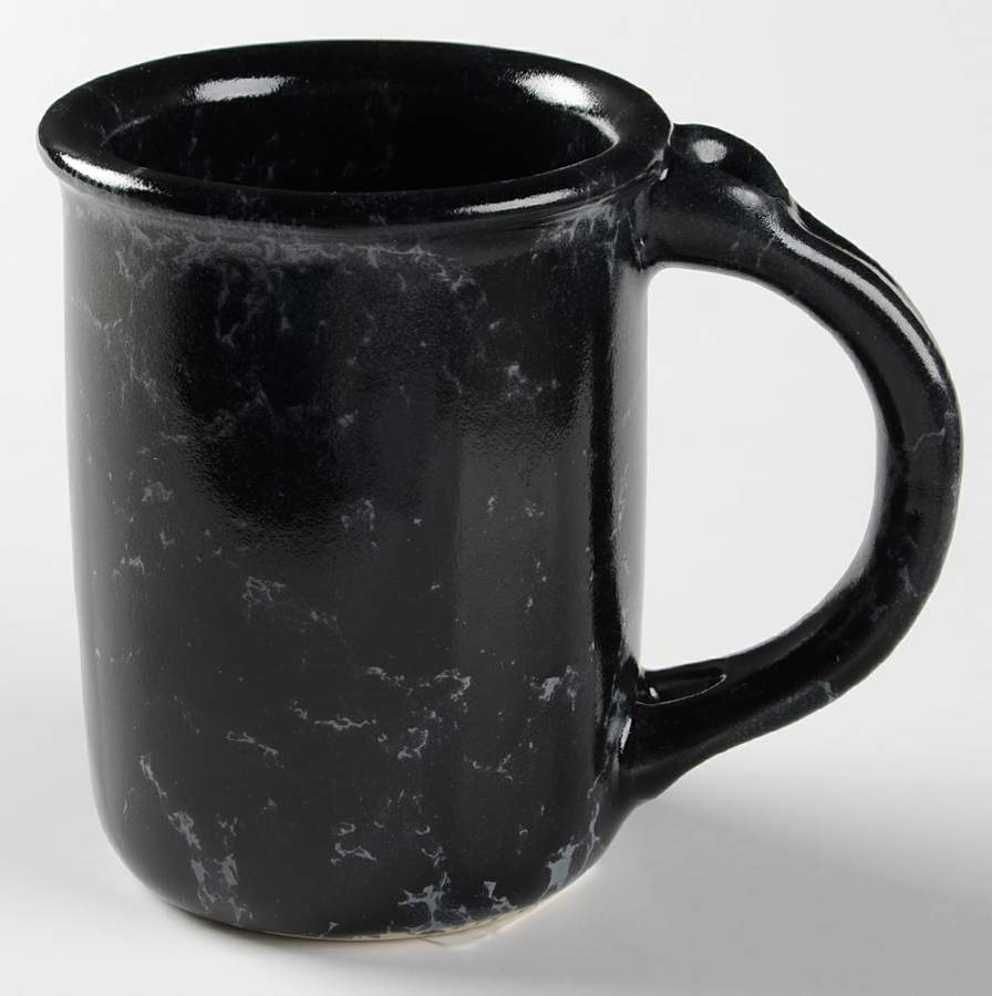 Agate Black Slate Mug by Bennington Potters-1