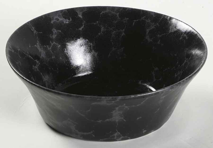 Agate Black Slate Coupe Cereal Bowl by Bennington Potters-1