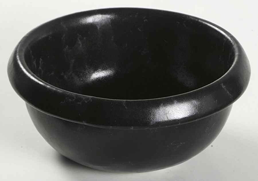 Agate Black Slate Individual Open Soup by Bennington Potters-1