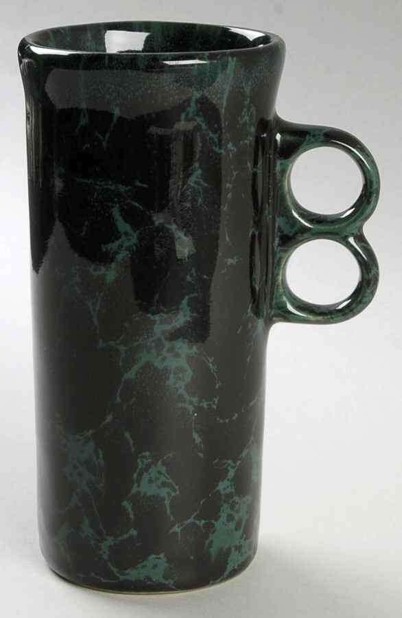 Agate Black and Green Trigger Mug by Bennington Potters-1
