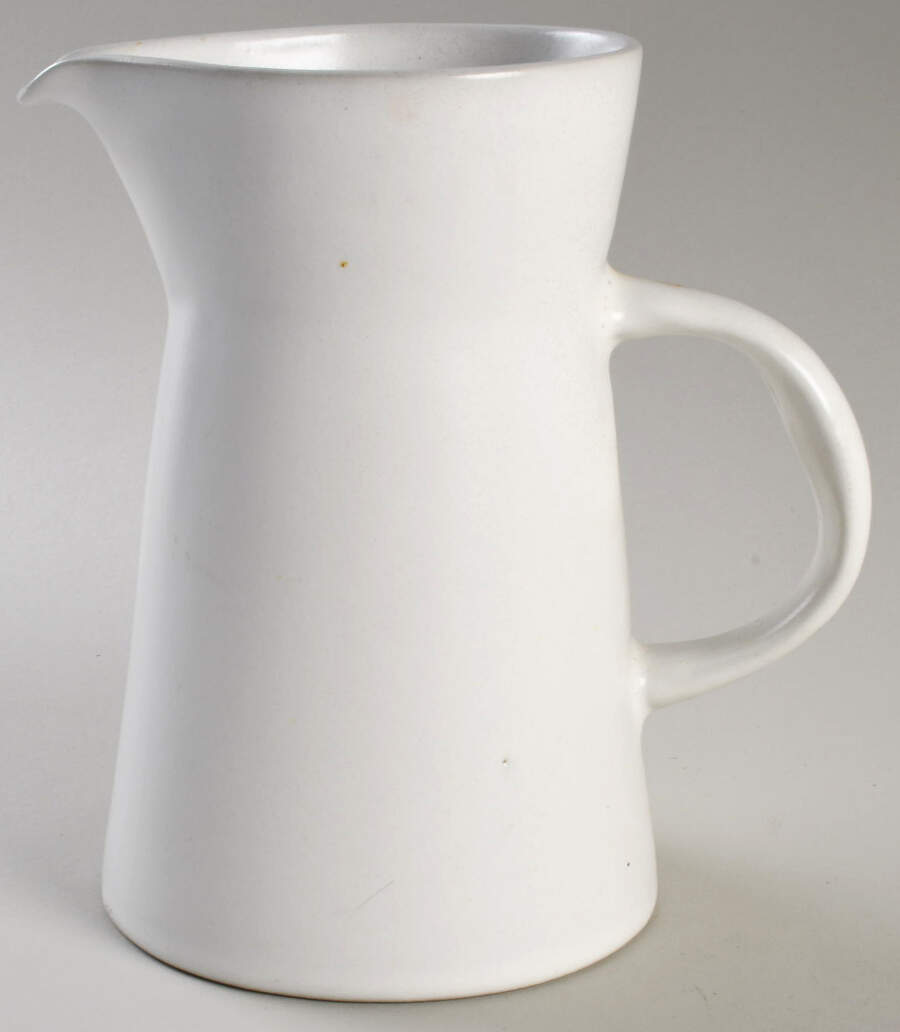 White 48 Oz Pitcher by Bennington Potters-1
