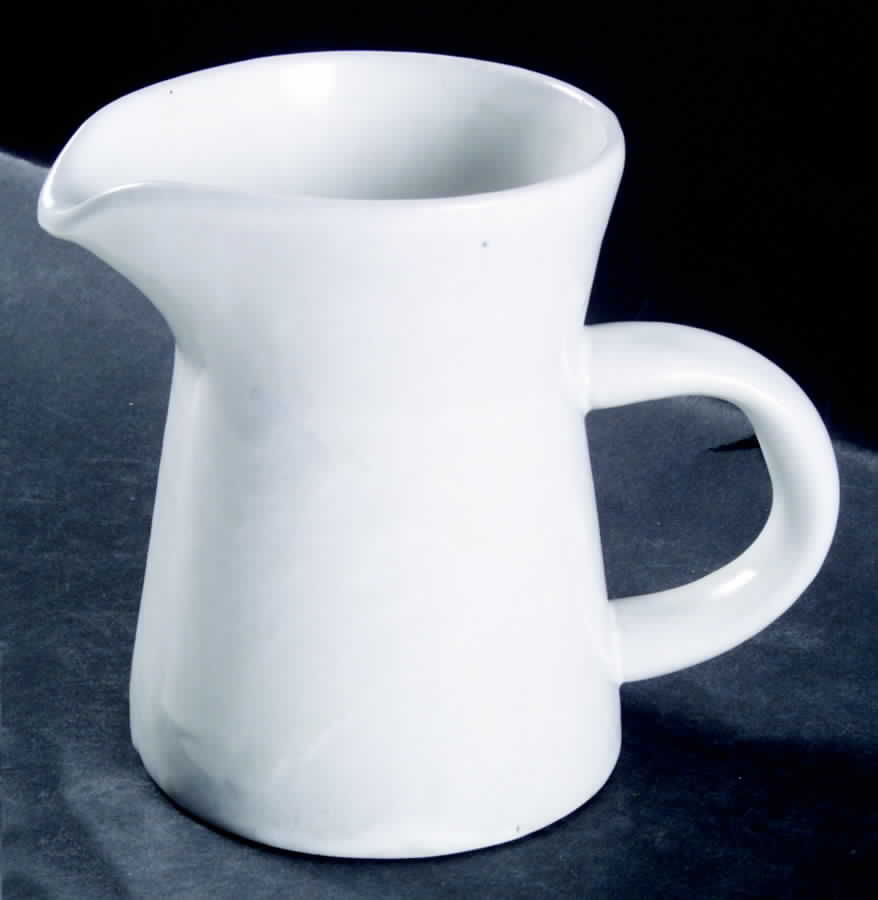 White 32 Oz Pitcher by Bennington Potters-1