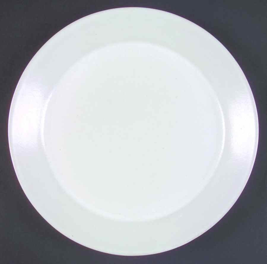 White Luncheon/Salad Plate by Bennington Potters-1