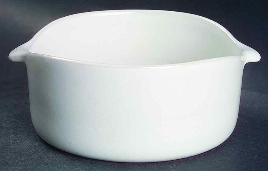 White Lugged Soup Bowl by Bennington Potters-1