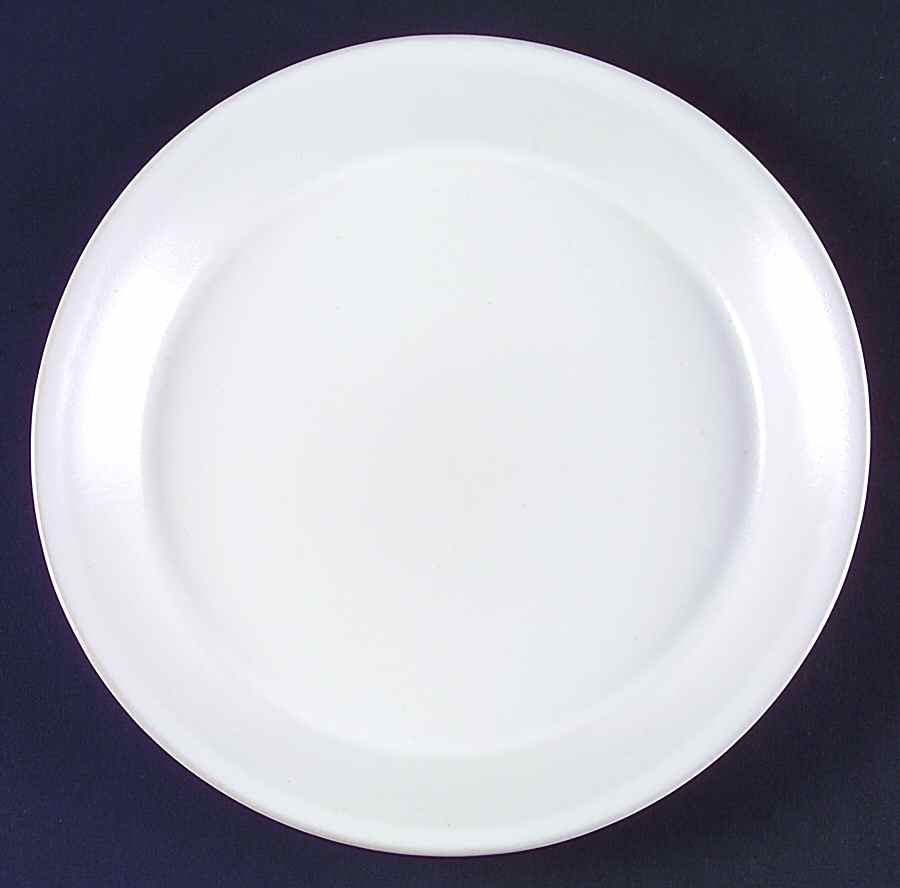 White Dinner Plate by Bennington Potters-1