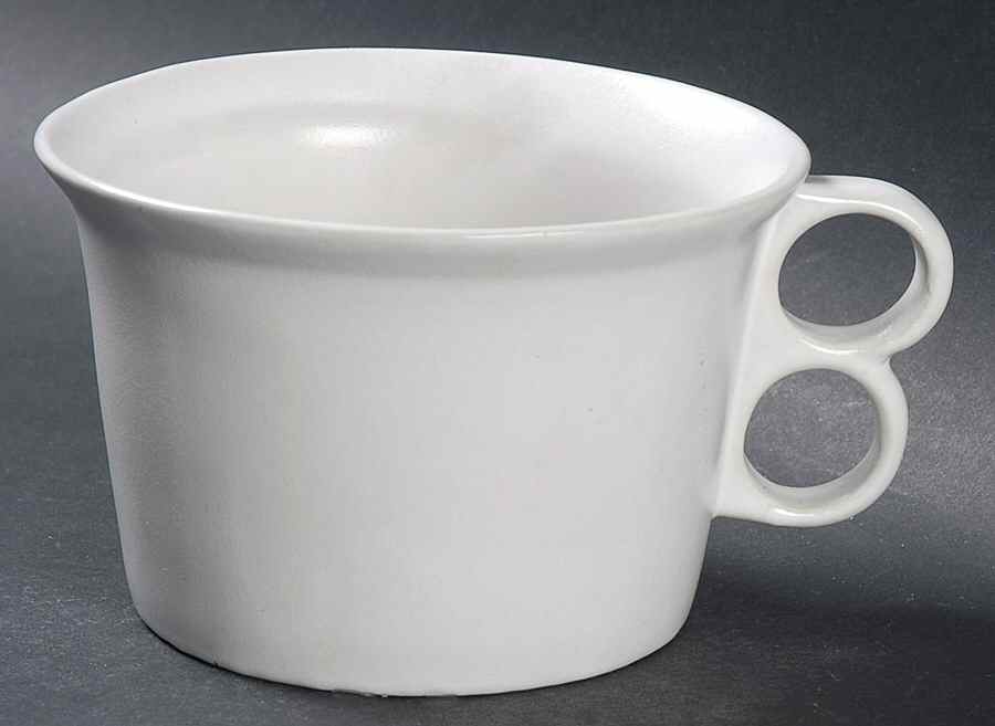 White Double Finger Mug by Bennington Potters-1