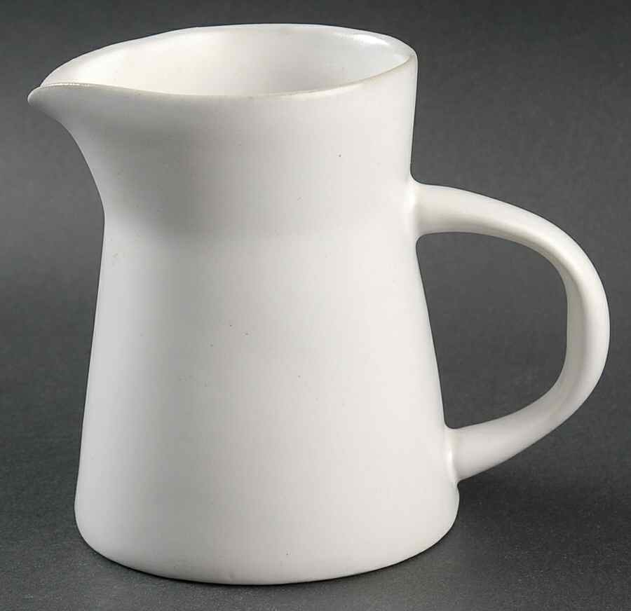 White 12 Oz Pitcher by Bennington Potters-1