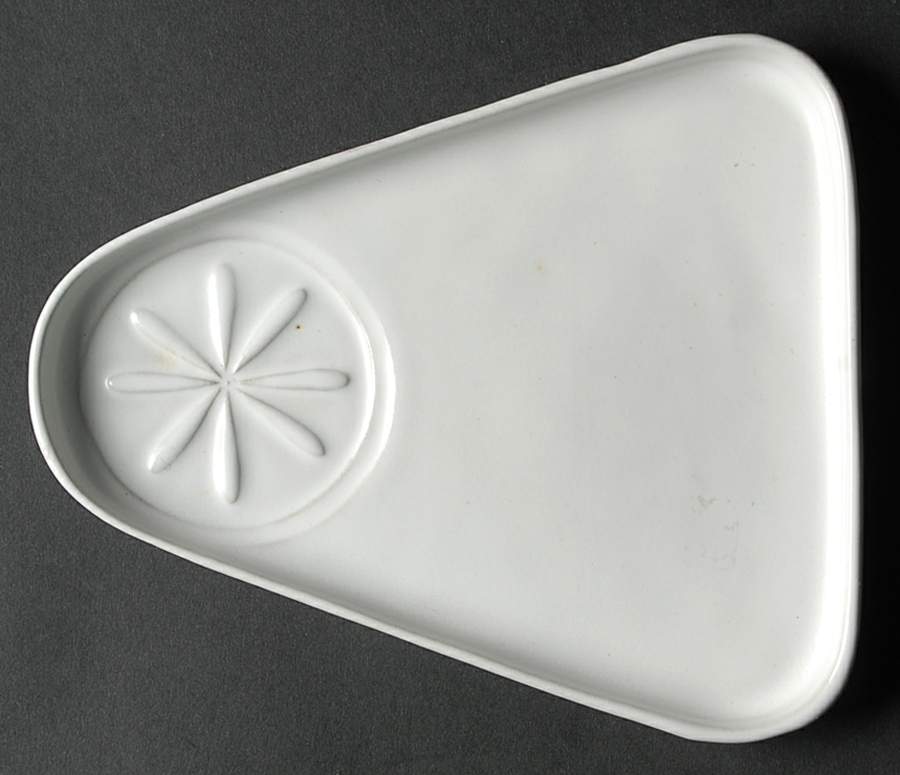 White Snack Plate by Bennington Potters-1