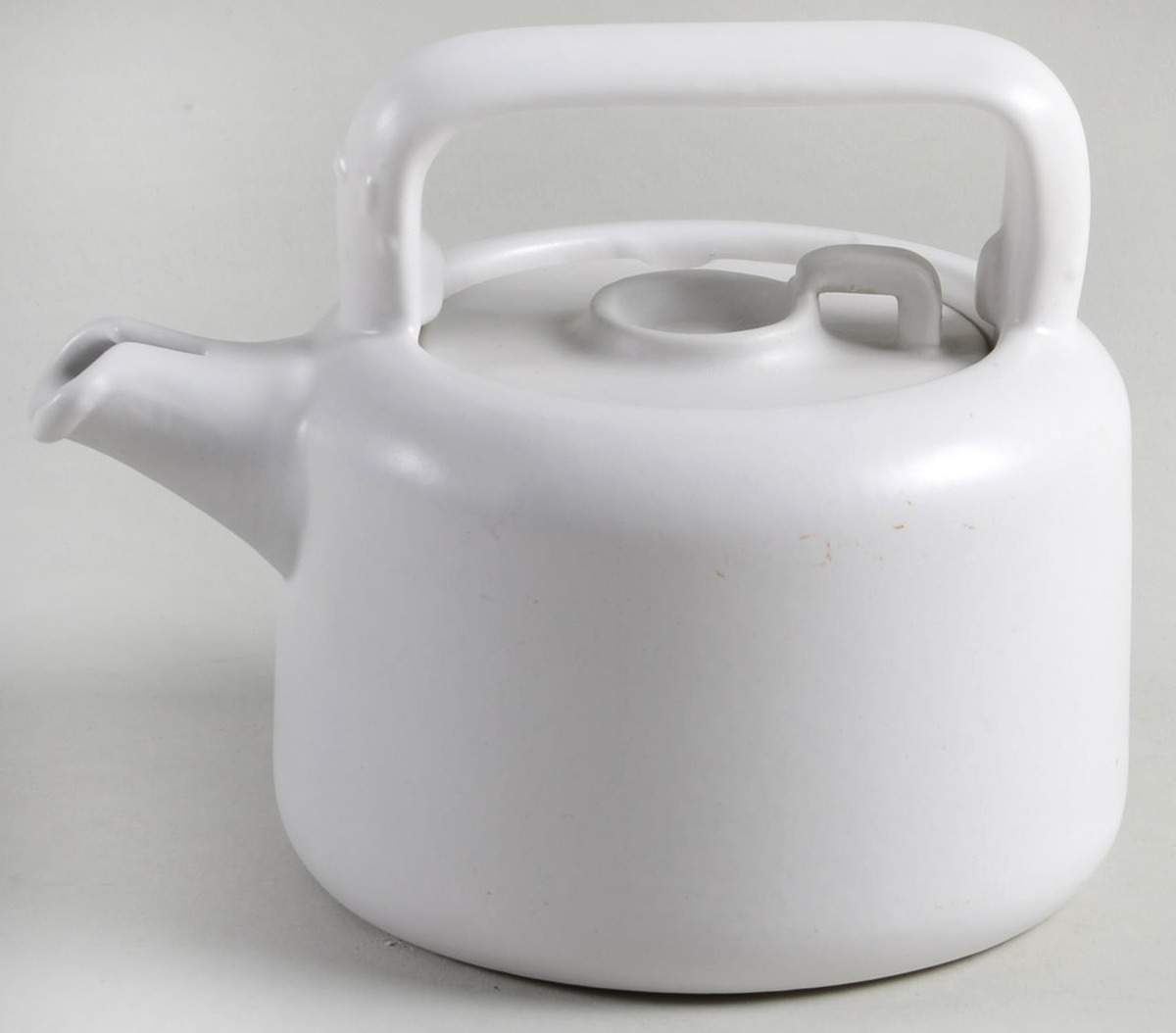 White Mini Teapot & Lid by Bennington Potters-1