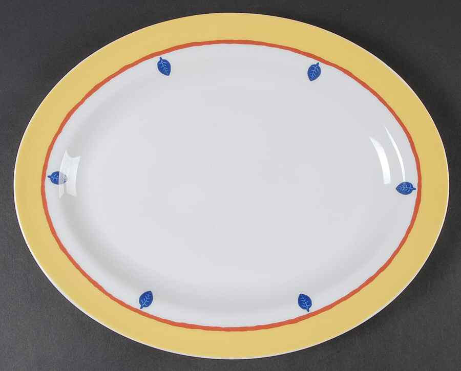 Alster 13" Oval Serving Platter by Bernardaud-1