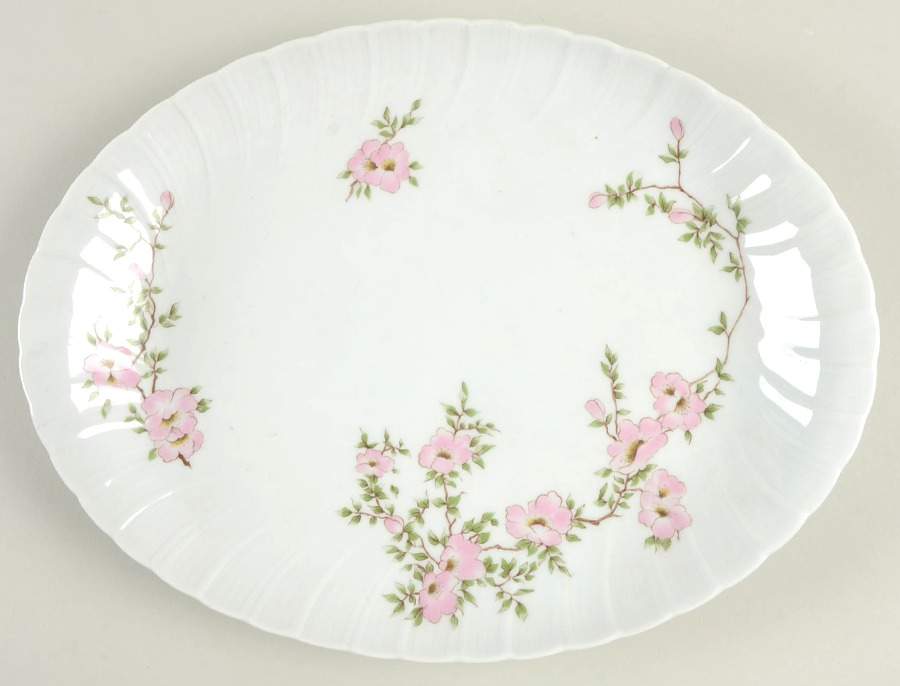 Amandine 13" Oval Serving Platter by Bernardaud-1