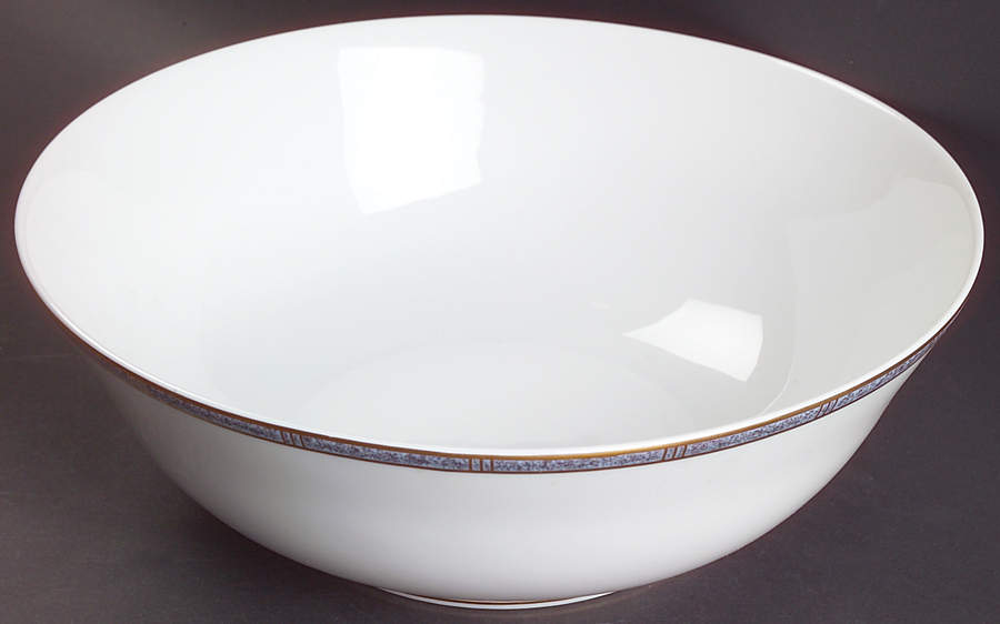 Antinea Bleu 10" Large Salad Serving Bowl by Bernardaud-1
