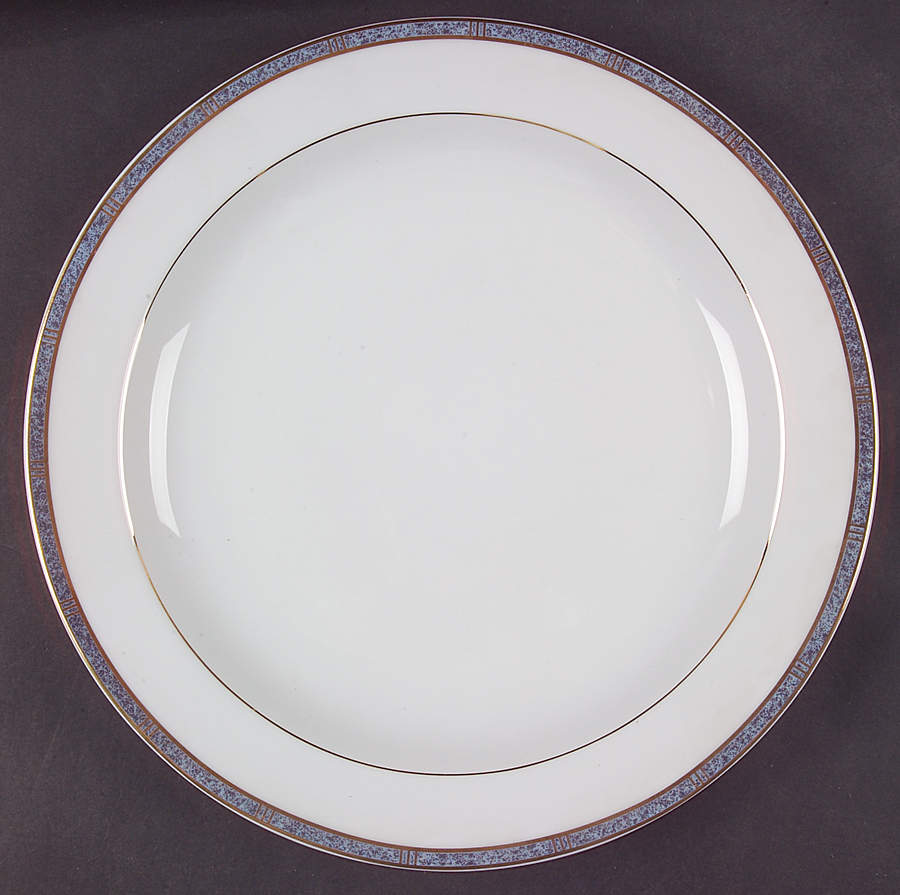 Antinea Bleu 11" Chop Plate (Round Platter) by Bernardaud-1