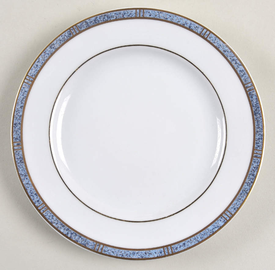 Antinea Bleu Bread & Butter Plate by Bernardaud-1
