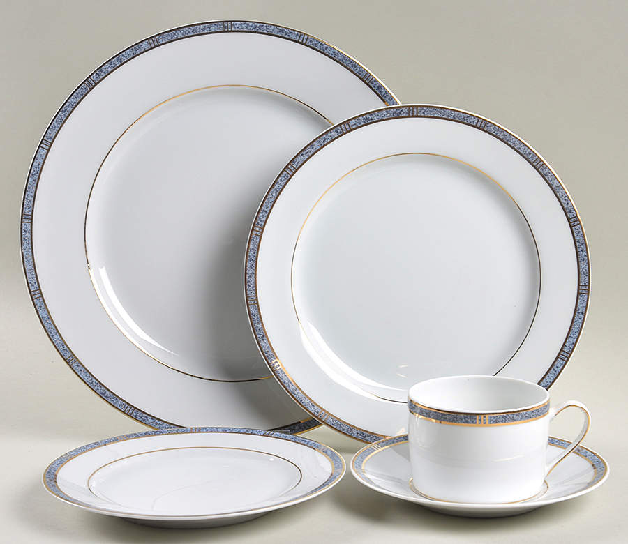 Antinea Bleu 5 Piece Place Setting by Bernardaud-1