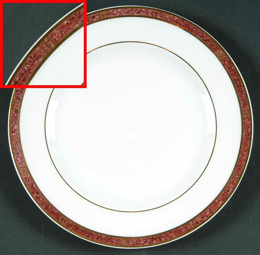 Antinea Coral Bread & Butter Plate by Bernardaud-1