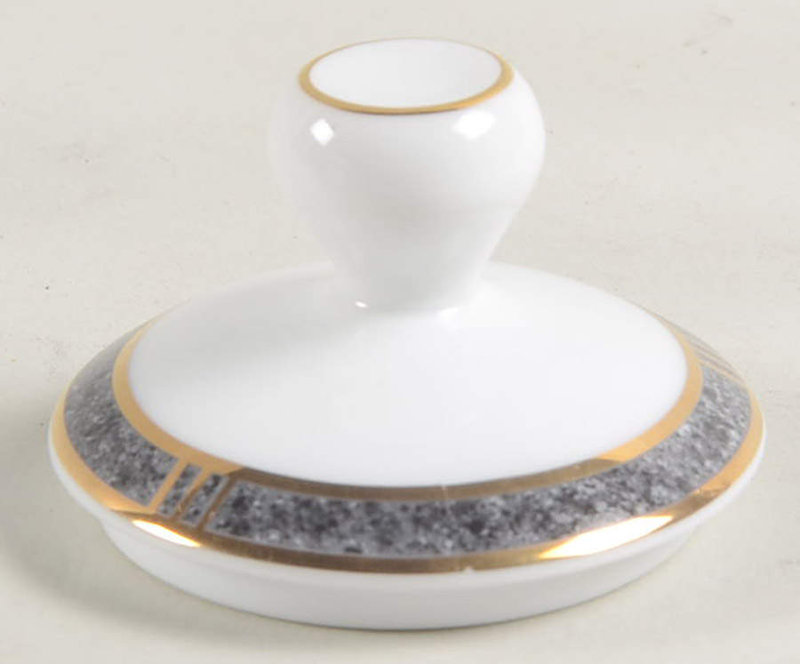 Antinea Anthracite Lid for Mini Sugar Bowl by Bernardaud-1