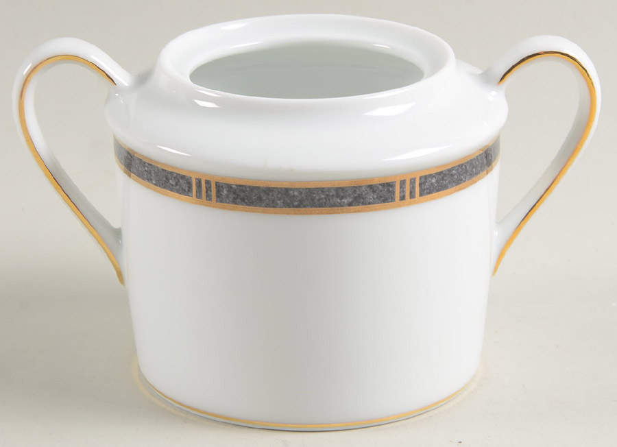 Antinea Anthracite Mini Sugar Bowl No Lid by Bernardaud-1