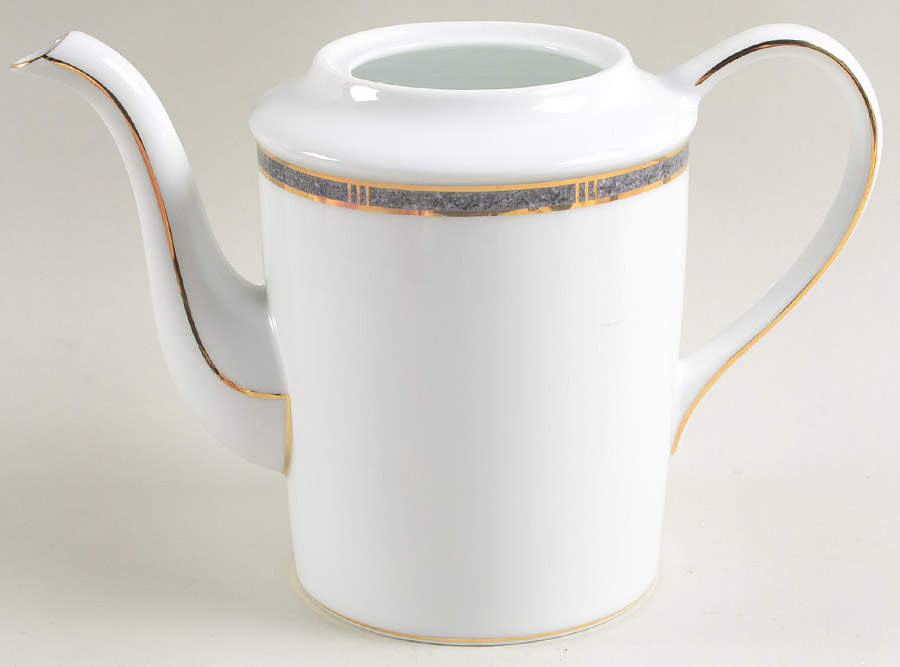 Antinea Anthracite Small Coffee Pot No Lid by Bernardaud-1