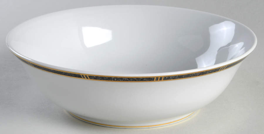 Antinea Anthracite 7" Salad Serving Bowl by Bernardaud-1