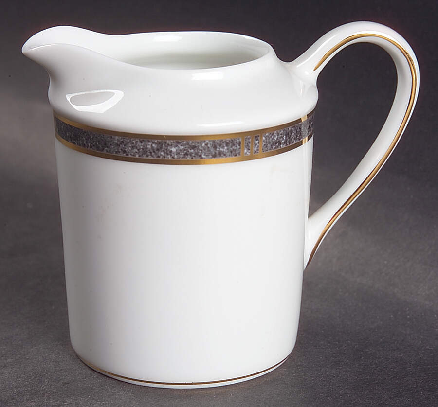 Antinea Anthracite Mini Creamer by Bernardaud-1