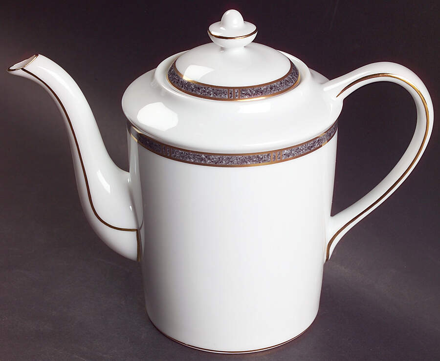 Antinea Anthracite Coffee Pot & Lid by Bernardaud-1