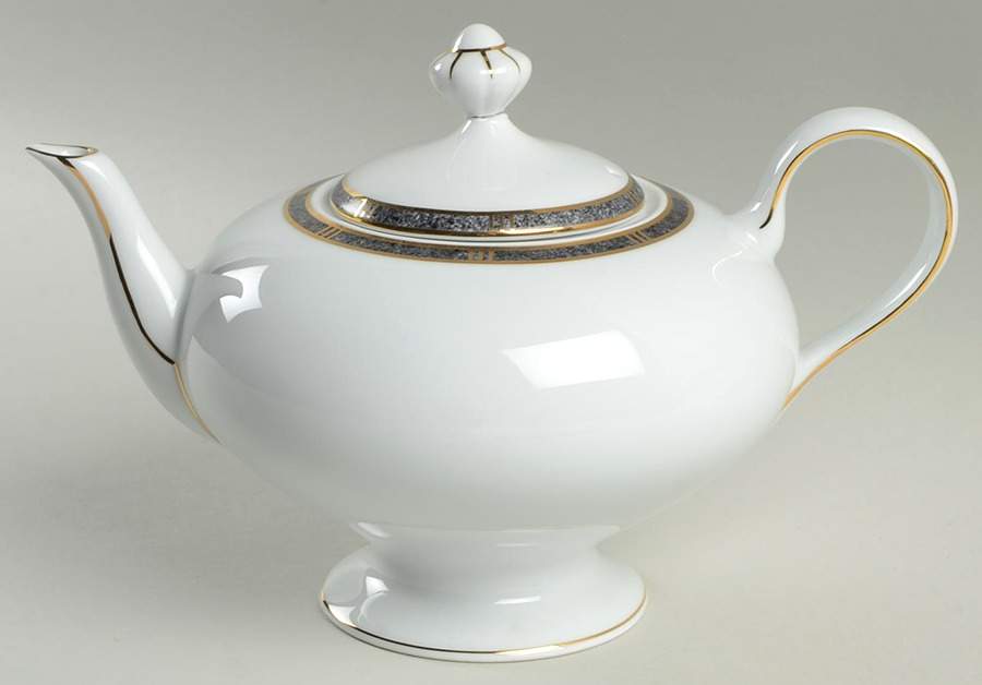 Antinea Anthracite Teapot & Lid by Bernardaud-1