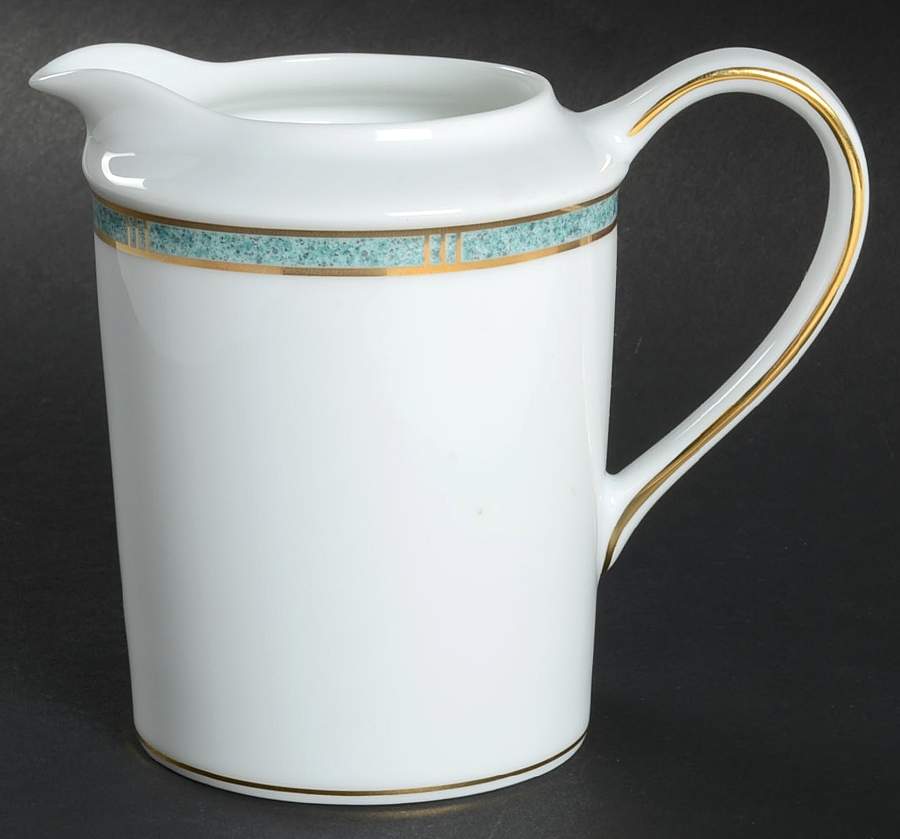 Antinea Vert Creamer by Bernardaud-1