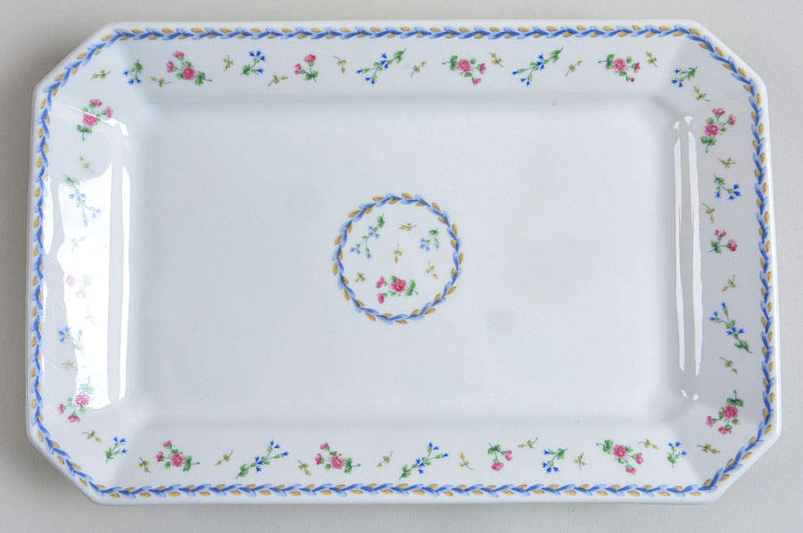 Artois Bleu 12" Rectangular Serving Platter by Bernardaud-1