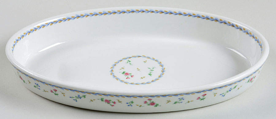 Artois Bleu 12'' Oval Baker by Bernardaud-1