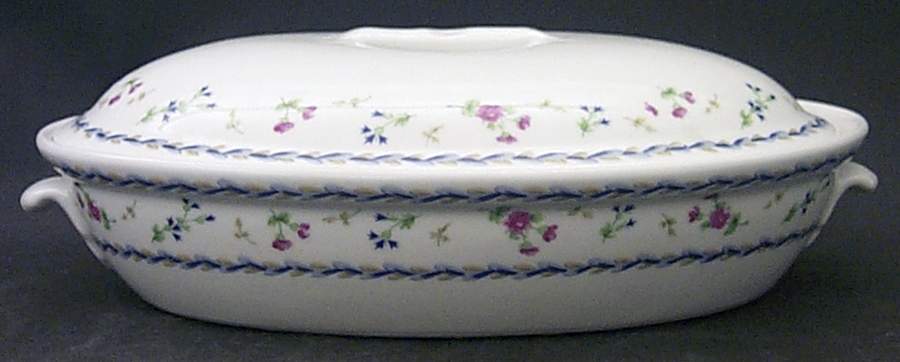 Artois Bleu 1 Pint Oval Covered Casserole by Bernardaud-1
