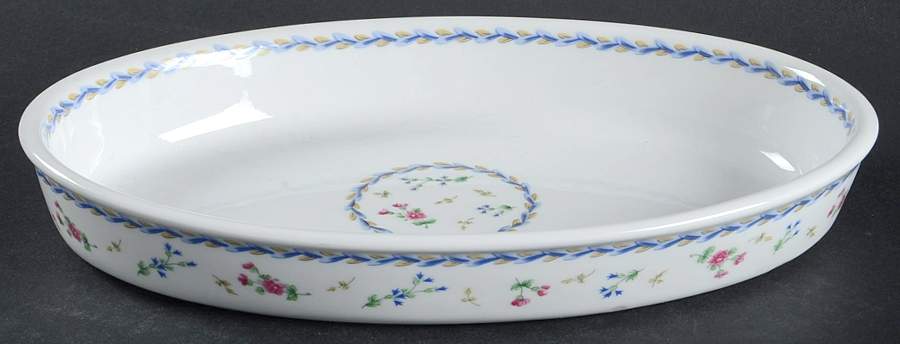 Artois Bleu 10" Oval Baker by Bernardaud-1