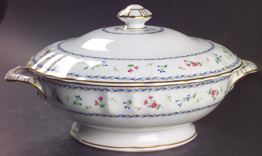 Artois Bleu Round Covered Vegetable by Bernardaud-1