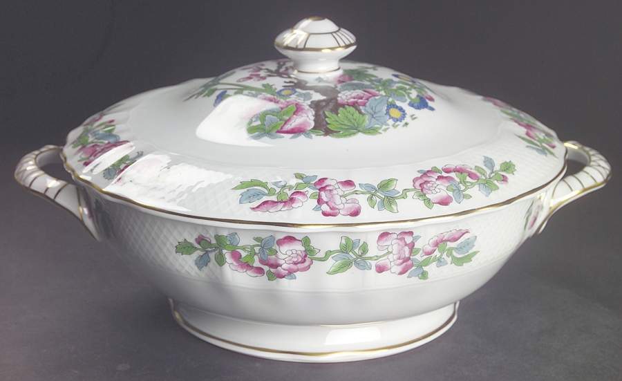 Arbre Des Indes Round Covered Vegetable by Bernardaud-1