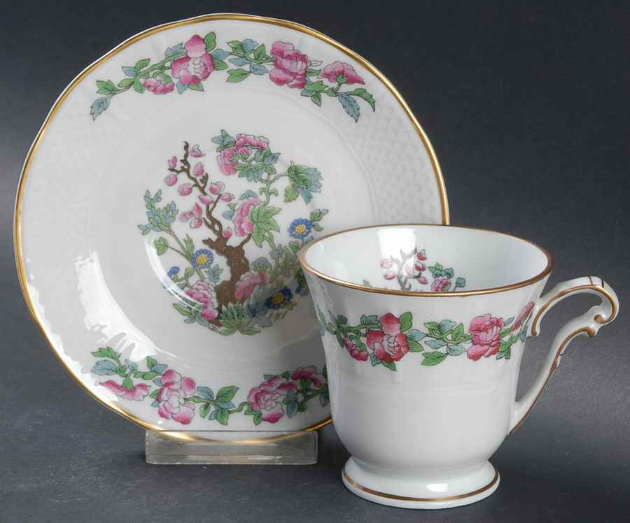 Arbre Des Indes Footed Cup & Saucer Set by Bernardaud-1