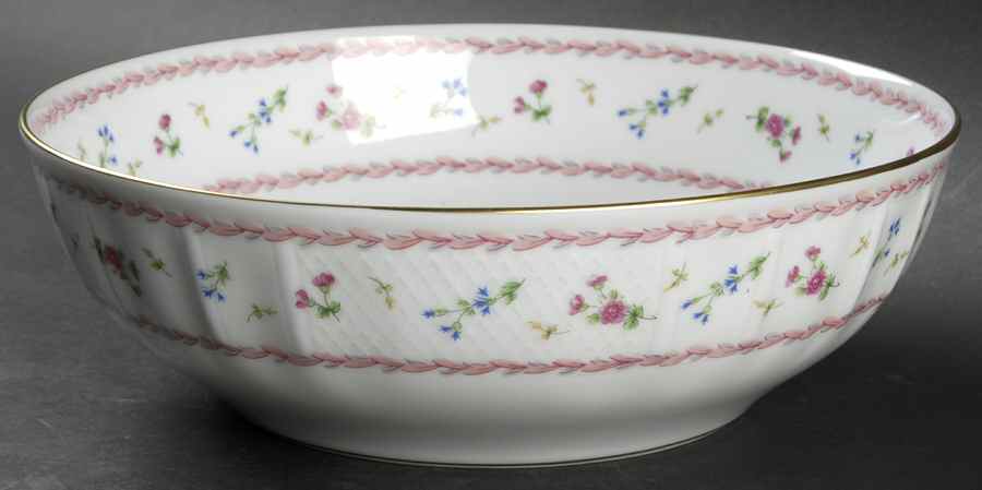 Artois Rose 9" Salad Serving Bowl by Bernardaud-1