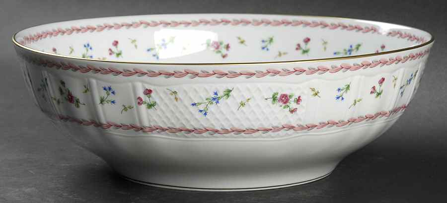 Artois Rose 10" Large Salad Serving Bowl by Bernardaud-1