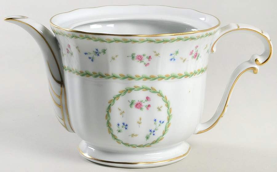 Artois Vert (Versailles Shape) Teapot No Lid by Bernardaud-1