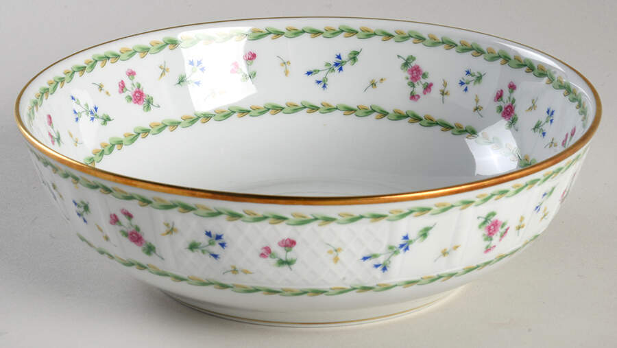 Artois Vert (Versailles Shape) 7" Round Vegetable Bowl by Bernardaud-1