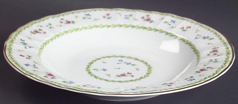 Artois Vert (Versailles Shape) Large Rim Soup Bowl by Bernardaud-1