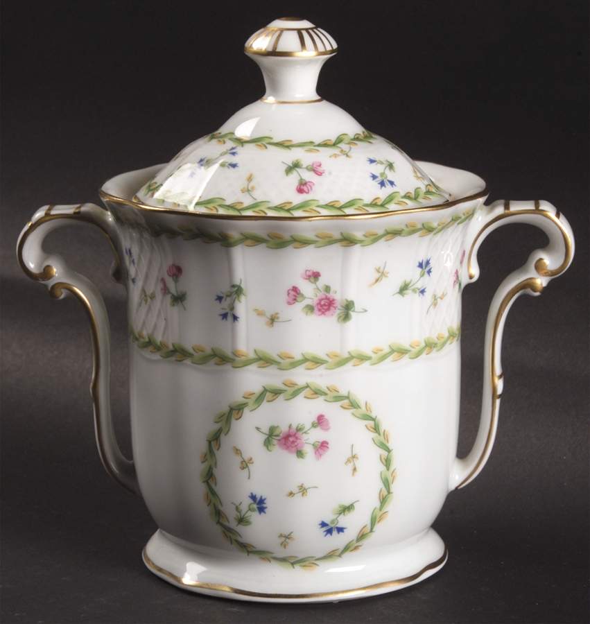 Artois Vert (Versailles Shape) Sugar Bowl & Lid by Bernardaud-1