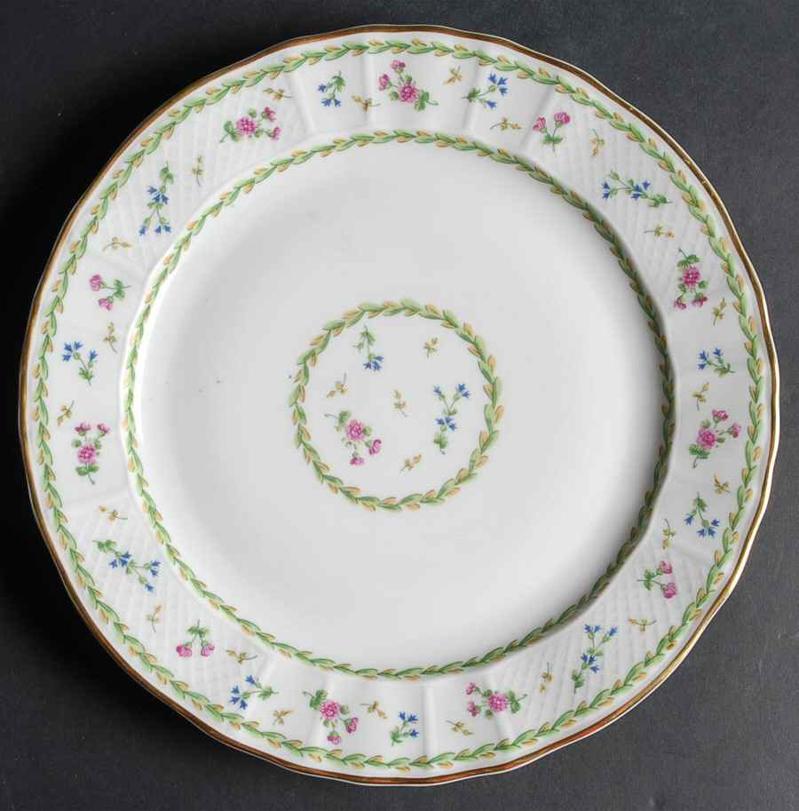 Artois Vert (Versailles Shape) Luncheon Plate by Bernardaud-1